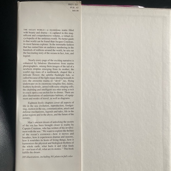 Books (Hardback): The Ocean World by Jacques Cousteau - Picture 5 of 16